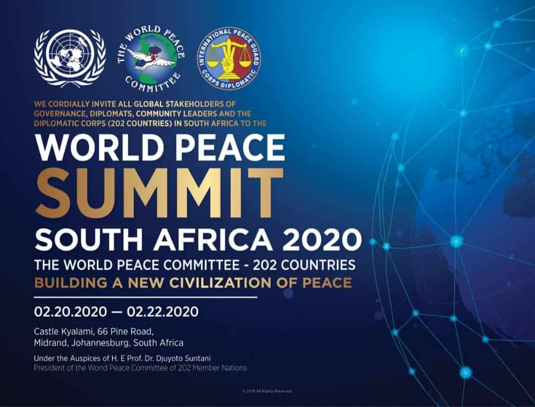 Read more about the article The World Peace Summit commenced yesterday