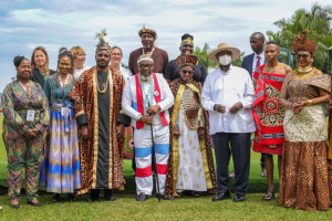 His Excellency President Yoweri Kaguta Museveni, welcomes AIDO Royal delegation to Uganda, during the AIDO 8th Convention in Kampala, May 2026