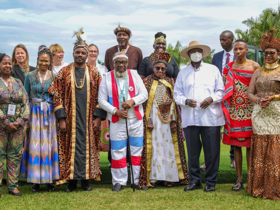 His Excellency President Yoweri Kaguta Museveni, welcomes AIDO Royal delegation to Uganda, during the AIDO 8th Convention in Kampala, May 2026